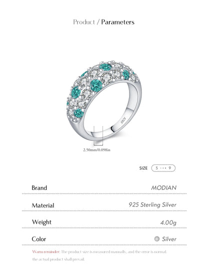 Emerald Glow – Damen-Cocktailring