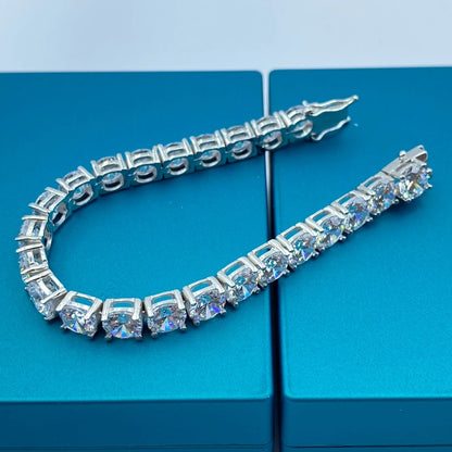 Urban Ice Tennis – Moissanit Tennisarmband