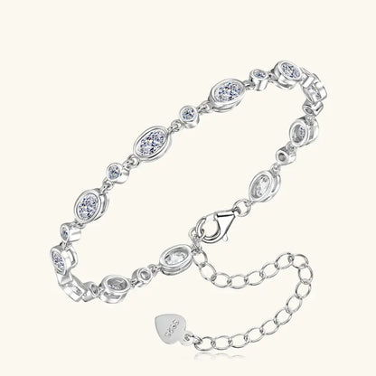 Radiant magic – Moissanite tennis bracelet, a luxurious piece of jewelry