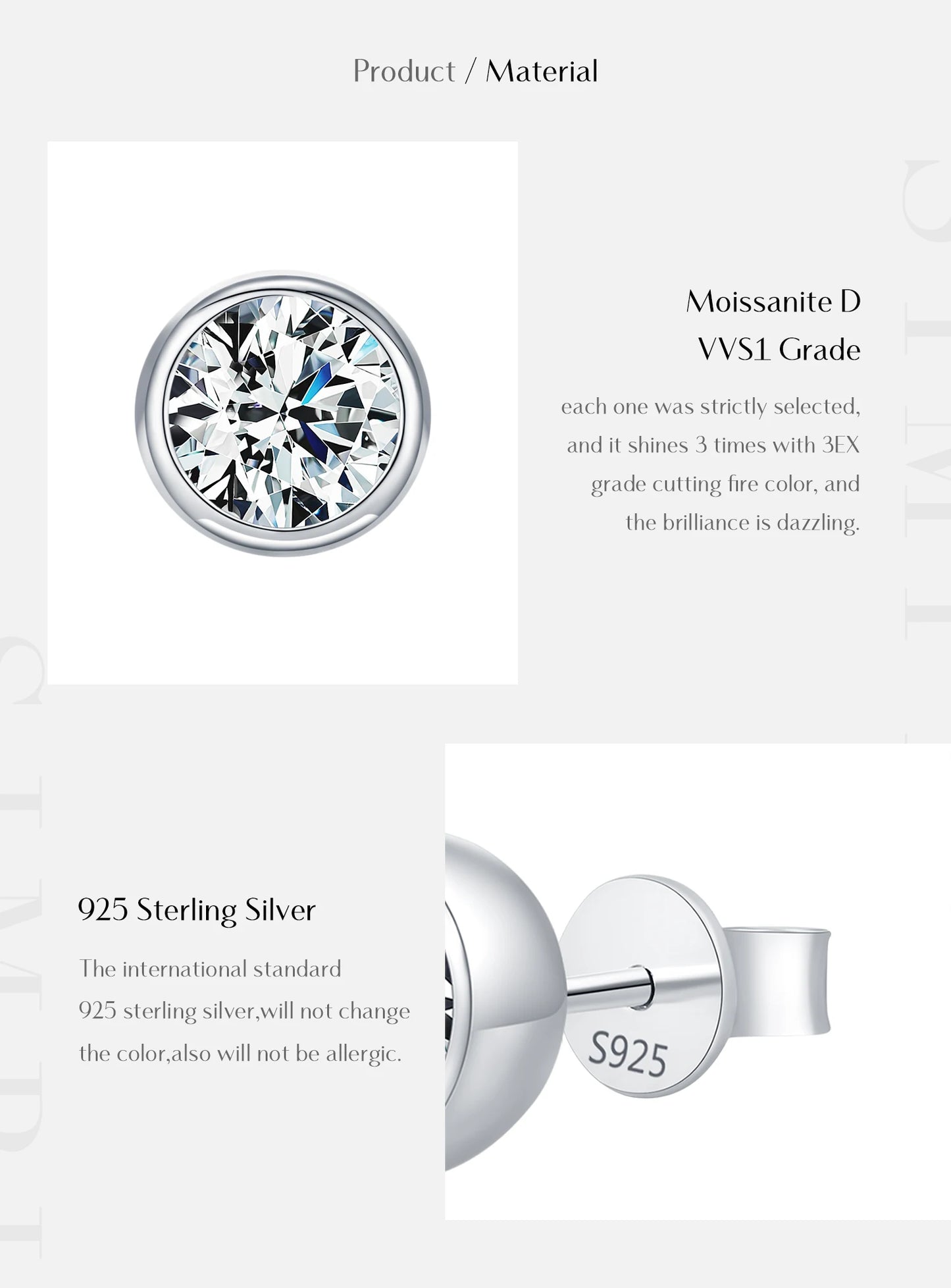 Radiant Glow – Moissanit Ohrstecker