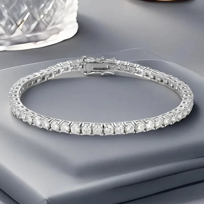 Eternal Glow – Moissanite Tennis Armband