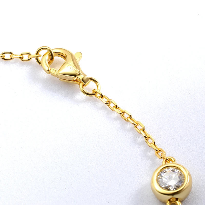 Bubble Spark Elegance – Moissanite Tennis Armband