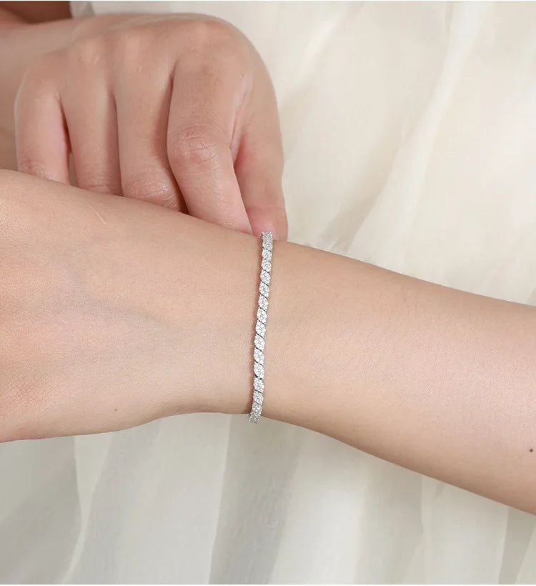 Marquise Grace – Moissanit Tennisarmband