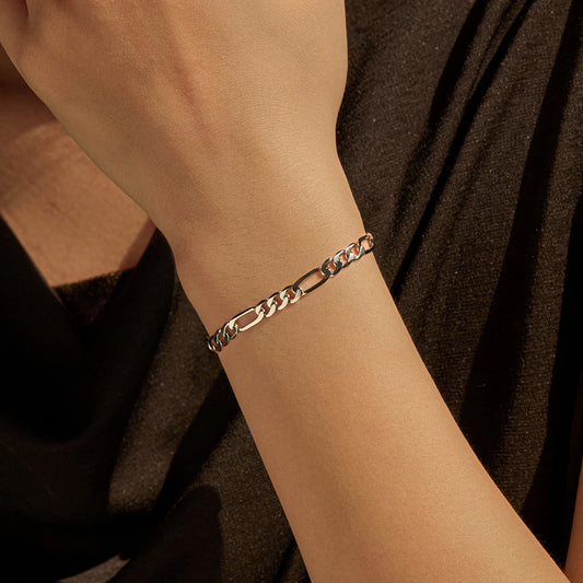 Infinity Link – Figaro Bracelet