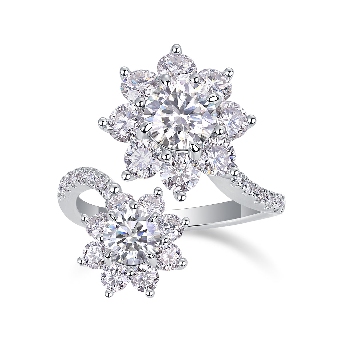 Petal Morning Dew – Elegant Engagement &amp; Wedding Ring