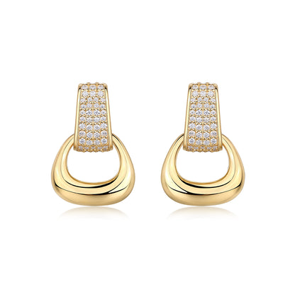 Orecchini a bottone di lusso completi