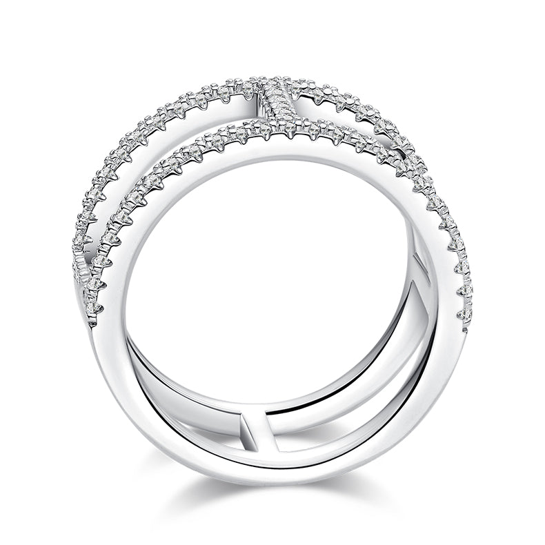 Light Chain – Modern Moissanite Wedding Ring