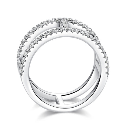Light Chain – Modern Moissanite Wedding Ring
