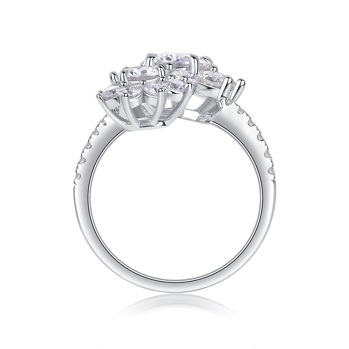 Petal Morning Dew – Elegant Engagement &amp; Wedding Ring