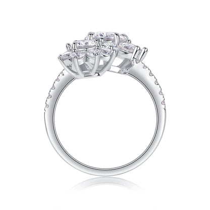 Petal Morning Dew – Elegant Engagement &amp; Wedding Ring