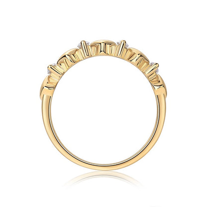 Heart To Heart -Luxury Silver Ring