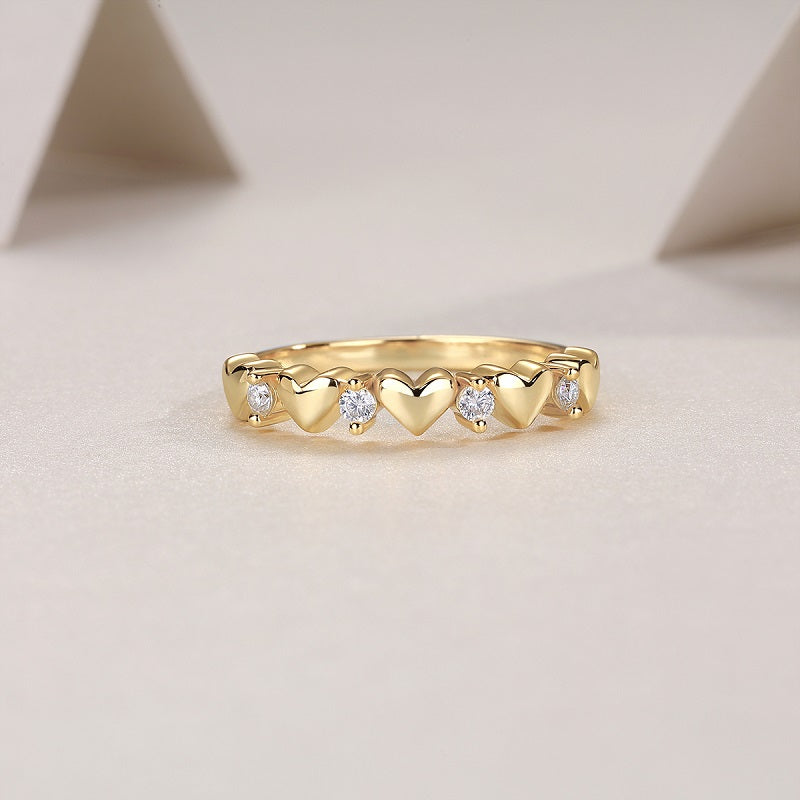 Heart To Heart -Luxury Silver Ring