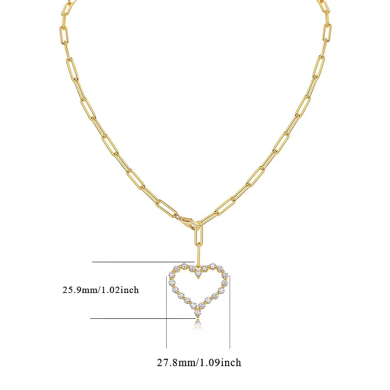 The Heart's Wish - Modisches Halsketten - Alyrah Jewellery