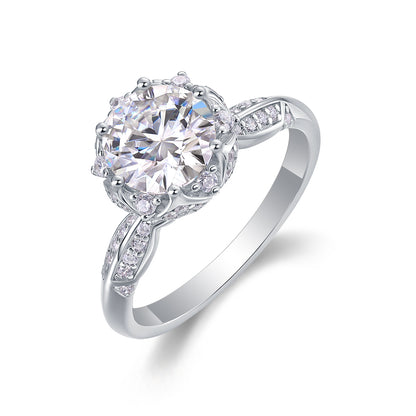 Life Theater – Elegant moissanite wedding ring