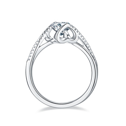 Dazzling Promise – Elegant moissanite wedding ring