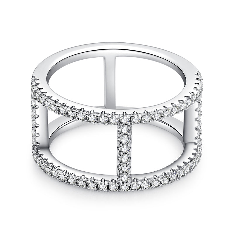 Light Chain – Modern Moissanite Wedding Ring