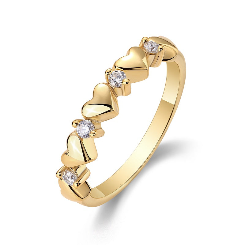 Heart To Heart -Luxury Silver Ring